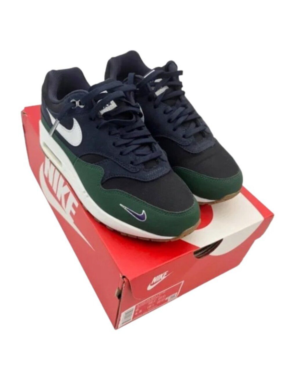 Nike Air Max 1 ‘87 Gorge Green Air Max sneakers navy blue women 6 men’s 4.5